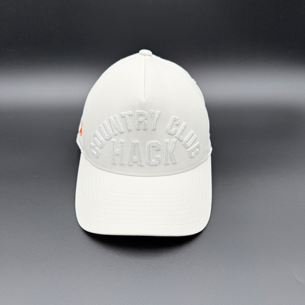 G/FORE Golf Hat Country Club Hack OS White Snapback Flexfit Tech Sporty